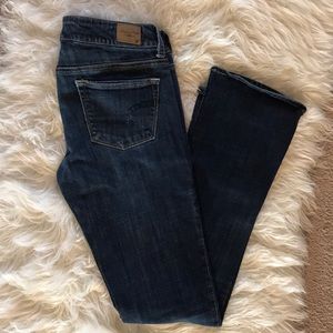 American Eagle Skinny Kick Stretch Jeans 10 Long